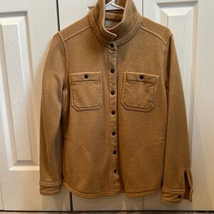 LL Bean Tan Button-Up Jacket